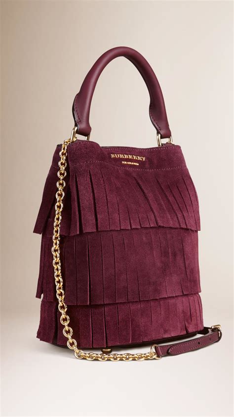 burberry fringe bag|burberry leather handbags.